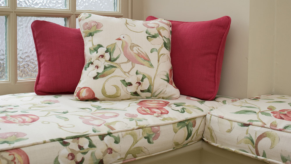 Window seats and scatter cushions